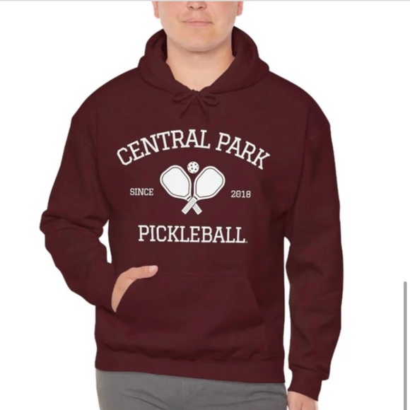 NWOT-CENTRAL PARK PICKLEBALL 
Athlete Design Unisex Hooded Sweatshirt - Picture 4 of 9
